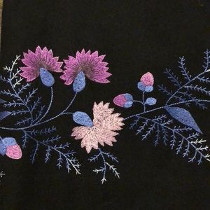LOFT Skirts - Ann Taylor the Loft Embroidered Skirt LOFT Skirts - Ann Taylor the Loft Embroidered Skirt